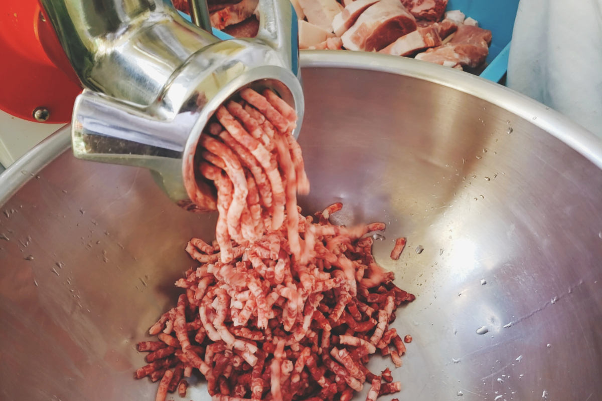 挽肉作り